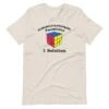 43 Quintillion (Light) - Rubik's Cube Shirt -Best Toy Store 43 Quintillion Light Rubiks Cube Shirt Heather Dust S