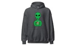 Alien Speedcuber - Rubik's Cube Hoodie -Best Toy Store Alien Speedcuber Rubiks Cube Hoodie Dark Heather S 4