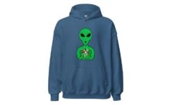 Alien Speedcuber - Rubik's Cube Hoodie -Best Toy Store Alien Speedcuber Rubiks Cube Hoodie Indigo Blue S 6