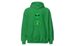 Alien Speedcuber - Rubik's Cube Hoodie -Best Toy Store Alien Speedcuber Rubiks Cube Hoodie Irish Green S 7