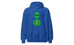 Alien Speedcuber - Rubik's Cube Hoodie -Best Toy Store Alien Speedcuber Rubiks Cube Hoodie Royal S 5