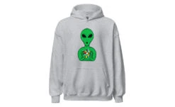 Alien Speedcuber - Rubik's Cube Hoodie -Best Toy Store Alien Speedcuber Rubiks Cube Hoodie Sport Grey S 9