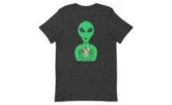 Alien Speedcuber - Rubik's Cube Shirt -Best Toy Store Alien Speedcuber Rubiks Cube Shirt Dark Grey Heather XS 5