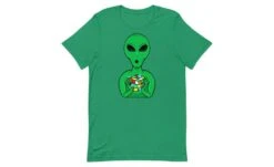 Alien Speedcuber - Rubik's Cube Shirt -Best Toy Store Alien Speedcuber Rubiks Cube Shirt Kelly XS 10