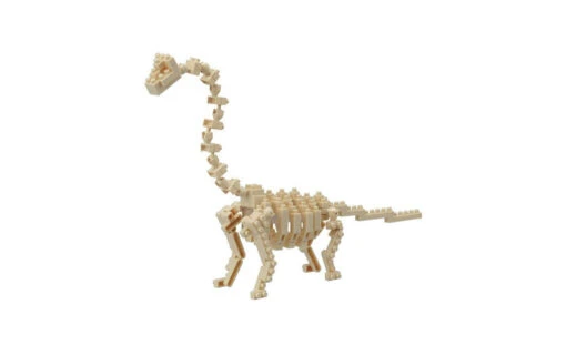 Brachiosaurus Skeleton Model Nanoblock -Best Toy Store Brachiosaurus Skeleton Model Nanoblock