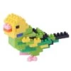 Budgerigar Green Oparin Nanoblock -Best Toy Store Budgerigar Green Oparin Nanoblock