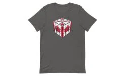 Canada Cube - Rubik's Cube Shirt -Best Toy Store Canada Cube Rubiks Cube Shirt Asphalt S 7