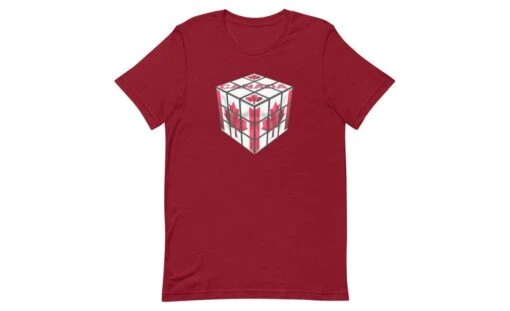 Canada Cube - Rubik's Cube Shirt -Best Toy Store Canada Cube Rubiks Cube Shirt Cardinal XS 4