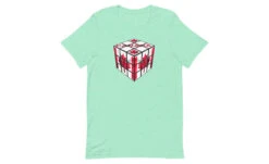 Canada Cube - Rubik's Cube Shirt -Best Toy Store Canada Cube Rubiks Cube Shirt Heather Mint S 12