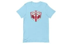 Canada Cube - Rubik's Cube Shirt -Best Toy Store Canada Cube Rubiks Cube Shirt Ocean Blue S 11