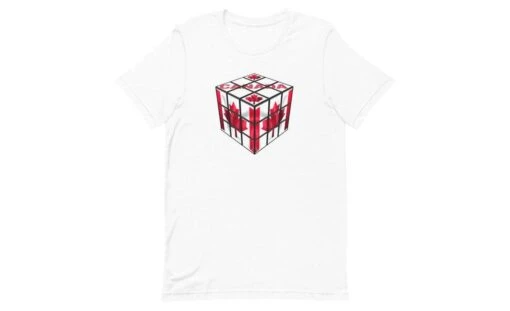 Canada Cube - Rubik's Cube Shirt -Best Toy Store Canada Cube Rubiks Cube Shirt White XS 13