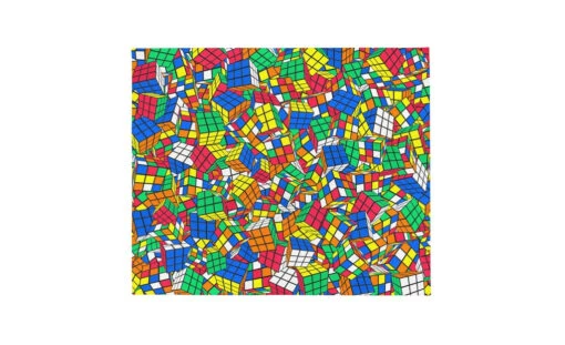 Crazy Rubik's Cube Throw Blanket -Best Toy Store Crazy Rubiks Cube Throw Blanket 4