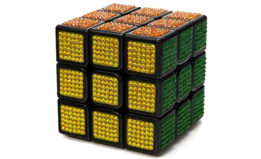 Crystallized (3x3) Speed Cube -Best Toy Store Crystallized 3x3 Speed Cube Black 3