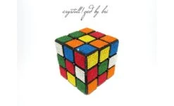 Crystallized (3x3) Speed Cube -Best Toy Store Crystallized 3x3 Speed Cube Black 5