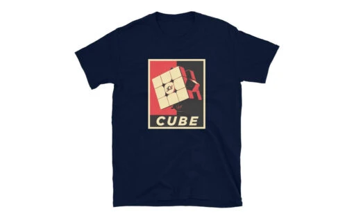 Cube Poster Style Shirt -Best Toy Store Cube Poster Style Shirt Navy S 2