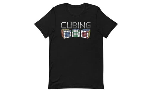 Cubing Dad 5x5 - Rubik's Cube Shirt -Best Toy Store Cubing Dad 5x5 Rubiks Cube Shirt Black XS