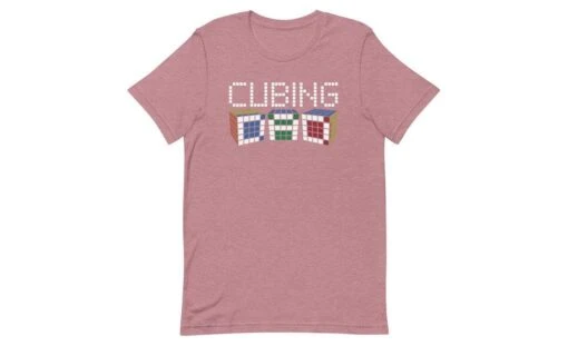 Cubing Dad 5x5 - Rubik's Cube Shirt -Best Toy Store Cubing Dad 5x5 Rubiks Cube Shirt Heather Orchid S 13