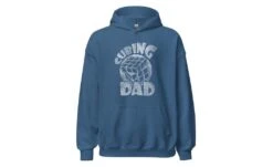 Cubing Dad V2 - Rubik's Cube Hoodie -Best Toy Store Cubing Dad V2 Rubiks Cube Hoodie Indigo Blue S 8