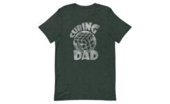 Cubing Dad V2 - Rubik's Cube Shirt -Best Toy Store Cubing Dad V2 Rubiks Cube Shirt Heather Forest S 5