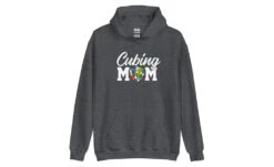 Cubing Mom (Dark) - Rubik's Cube Hoodie -Best Toy Store Cubing Mom Dark Rubiks Cube Hoodie Dark Heather S 5