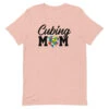 Cubing Mom (Light) - Rubik's Cube Shirt -Best Toy Store Cubing Mom Light Rubiks Cube Shirt Heather Prism Peach XS