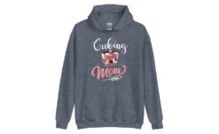 Cubing Mom V2 (Dark) - Rubik's Cube Hoodie -Best Toy Store Cubing Mom V2 Dark Rubiks Cube Hoodie Heather Sport Dark Navy S 5