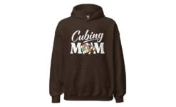 Cubing Mom V4 - Rubik's Cube Hoodie -Best Toy Store Cubing Mom V4 Rubiks Cube Hoodie Dark Chocolate S 4