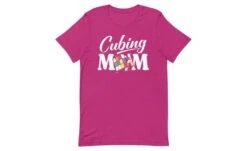 Cubing Mom V4 - Rubik's Cube Shirt -Best Toy Store Cubing Mom V4 Rubiks Cube Shirt Berry S 6