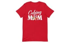 Cubing Mom V4 - Rubik's Cube Shirt -Best Toy Store Cubing Mom V4 Rubiks Cube Shirt Red XS 4