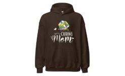 Cubing Mom V5 - Rubik's Cube Hoodie -Best Toy Store Cubing Mom V5 Rubiks Cube Hoodie Dark Chocolate S 4