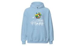 Cubing Mom V5 - Rubik's Cube Hoodie -Best Toy Store Cubing Mom V5 Rubiks Cube Hoodie Light Blue S 11