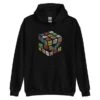 Doodle Cube - Rubik's Cube Hoodie -Best Toy Store Doodle Cube Rubiks Cube Hoodie Black S