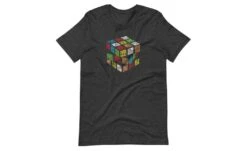 Doodle Cube - Rubik's Cube Shirt -Best Toy Store Doodle Cube Rubiks Cube Shirt Dark Grey Heather XS 4 e5470cc1 954a 40b5 9515 1a7b89aa2f11