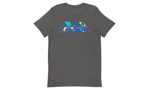 Geometric Pyraminx - Rubik's Cube Shirt -Best Toy Store Geometric Pyraminx Rubiks Cube Shirt Asphalt S 5