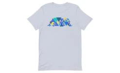 Geometric Pyraminx - Rubik's Cube Shirt -Best Toy Store Geometric Pyraminx Rubiks Cube Shirt Light Blue XS 10