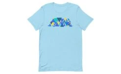 Geometric Pyraminx - Rubik's Cube Shirt -Best Toy Store Geometric Pyraminx Rubiks Cube Shirt Ocean Blue S 11