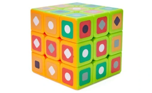 Grey 3x3 Bastinazo Cube (2 Versions) -Best Toy Store Grey 3x3 Bastinazo Cube 2 Versions Orange Green White