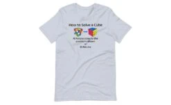 How To Solve A Rubik's Cube Shirt (Light) -Best Toy Store How to Solve a Rubiks Cube Shirt Light Light Blue XS 7