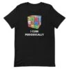 I Cube Periodically - Rubik's Cube Shirt -Best Toy Store I Cube Periodically Rubiks Cube Shirt Black XS