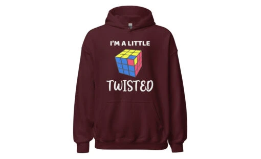 I'm A Little Twisted - Rubik's Cube Hoodie -Best Toy Store Im a Little Twisted Rubiks Cube Hoodie 2