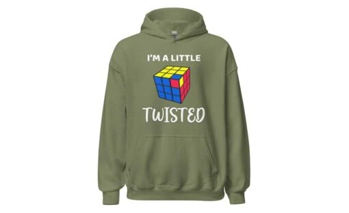 I'm A Little Twisted - Rubik's Cube Hoodie -Best Toy Store Im a Little Twisted Rubiks Cube Hoodie 5