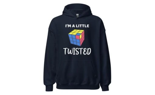 I'm A Little Twisted - Rubik's Cube Hoodie -Best Toy Store Im a Little Twisted Rubiks Cube Hoodie