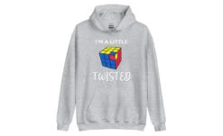 I'm A Little Twisted - Rubik's Cube Hoodie -Best Toy Store Im a Little Twisted Rubiks Cube Hoodie Sport Grey S 15