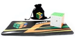 JPerm Speed Cuber Bundle -Best Toy Store JPerm Speed Cuber Bundle JPerm MGC 6x6 Magnetic JPerm Mini Mat 2022 JPerm Cube Bag Black 6