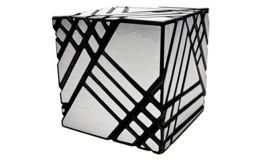 Lee Ghost Cube (5x5) -Best Toy Store Lee Ghost Cube 5x5 Black Silver Stickers 2