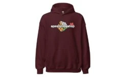 Maple Leaf Chest Hoodie -Best Toy Store Maple Leaf Chest Hoodie Maroon S 3