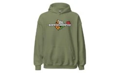 Maple Leaf Chest Hoodie -Best Toy Store Maple Leaf Chest Hoodie Military Green S 8