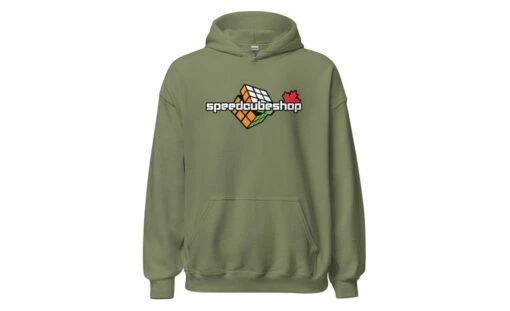 Maple Leaf Chest Hoodie -Best Toy Store Maple Leaf Chest Hoodie Military Green S 8