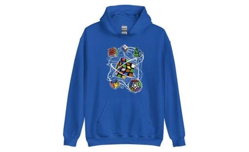 Multi-cube - Rubik's Cube Hoodie -Best Toy Store Multi cube Rubiks Cube Hoodie Royal S 7