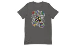 Multi-cube - Rubik's Cube Shirt -Best Toy Store Multi cube Rubiks Cube Shirt Asphalt S 8